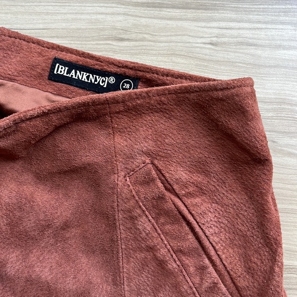 Leather Mini Skirt with Slit - Blank NYC - 28 - Picture 4 of 5